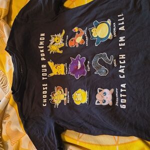 GUC- Old Navy Pokémon Short Sleeve T-shirt in Dark Gray size L (10-12)